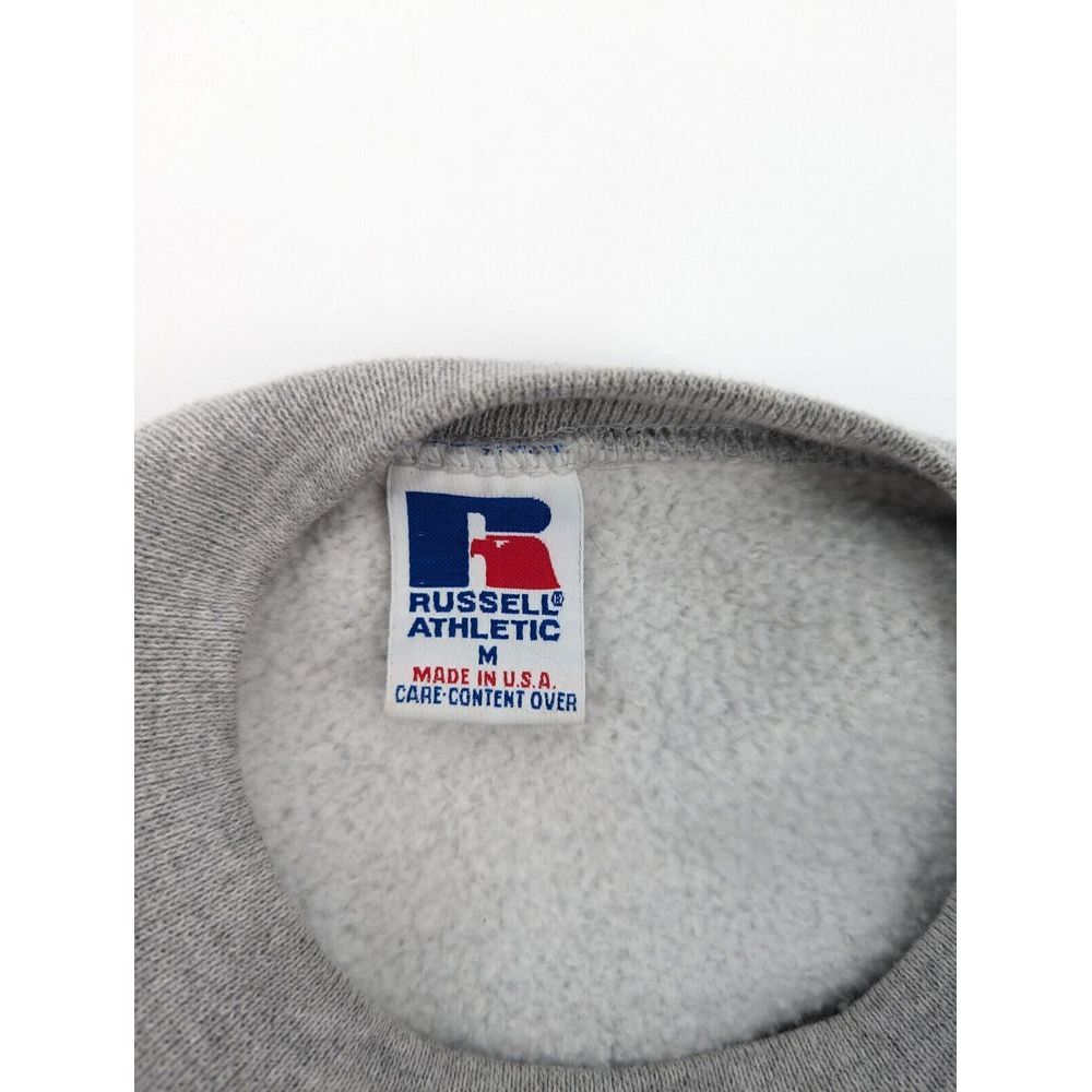 Russell Athletic VTG Men's Detriot Tigers Gray Crewneck Sweatshirt Med Small USA - Picture 8 of 8